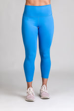 CAM BEYOND BASIC HIGH WAISTED LEGGINGS - BLUE