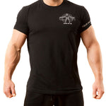 ESSENTIAL SHORT SLEEVED T SHIRT - BLACK