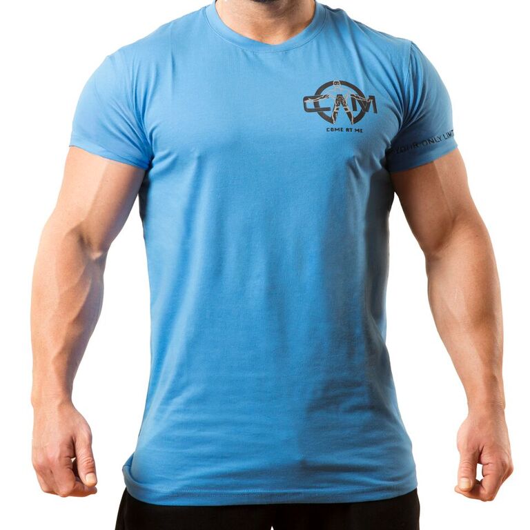 ESSENTIAL SHORT SLEEVED T SHIRT - BLUE