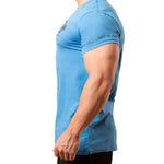 ESSENTIAL SHORT SLEEVED T SHIRT - BLUE
