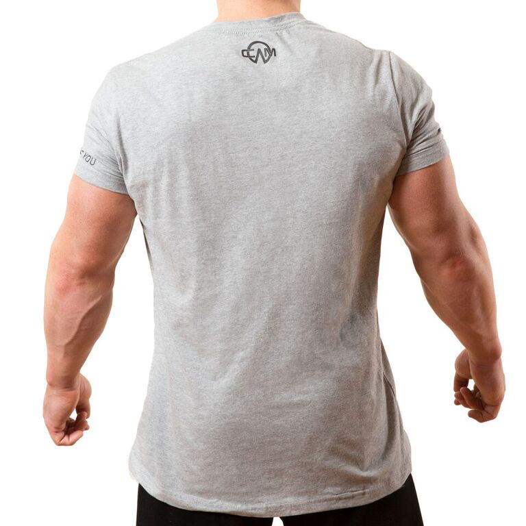 ESSENTIAL SHORT SLEEVED T SHIRT - GREY