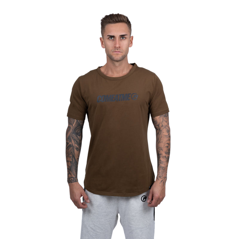 ESSENTIAL DROP TEE- OLIVE GREEN