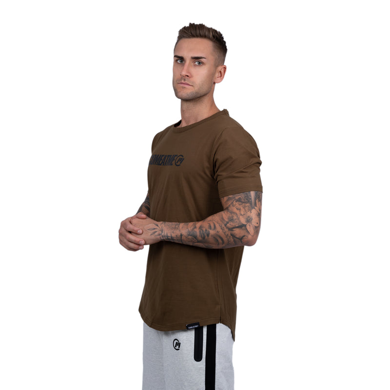 ESSENTIAL DROP TEE- OLIVE GREEN