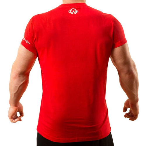 ESSENTIAL SHORT SLEEVED T SHIRT - RED